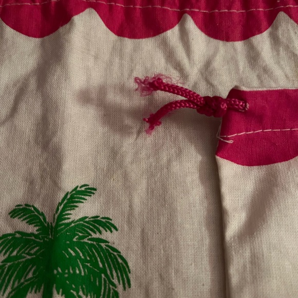 Two white label authentic Lilly Pulitzer shoe dustbags - Picture 4 of 4